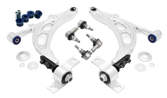 SuperPro 02-05 Subaru Impreza WRX / 04-06 WRX STI Front Lower Alloy Control Arm Kit - Torque Motorsport