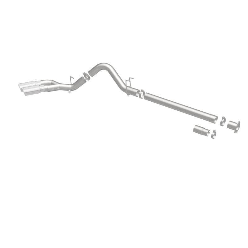 MagnaFlow 08-17 Ford F-250/F-350/F-450 4.6L/6.7 DPF-Back SS 4in Dual Single Passenger Side Rear Exit - Torque Motorsport