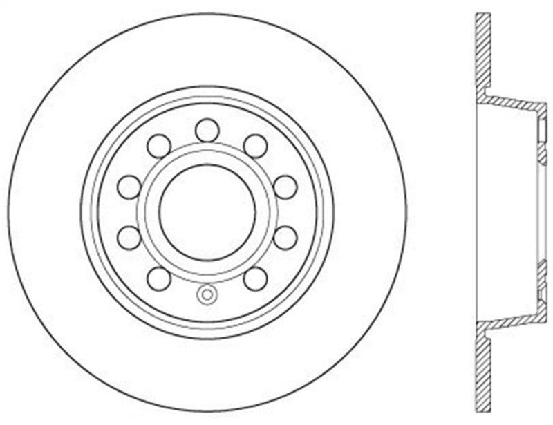 StopTech Slotted & Drilled Sport Brake Rotor - Torque Motorsport