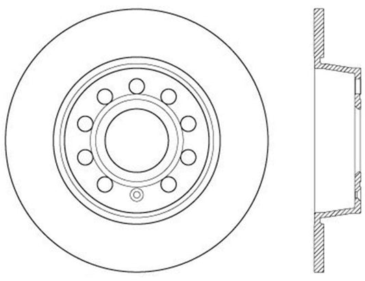 StopTech Slotted & Drilled Sport Brake Rotor - Torque Motorsport