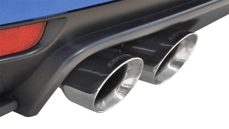 Corsa 08-13 Subaru Impreza Hatchback STI 2.5L Turbo Manual Polished Sport Cat-Back Exhaust - Torque Motorsport