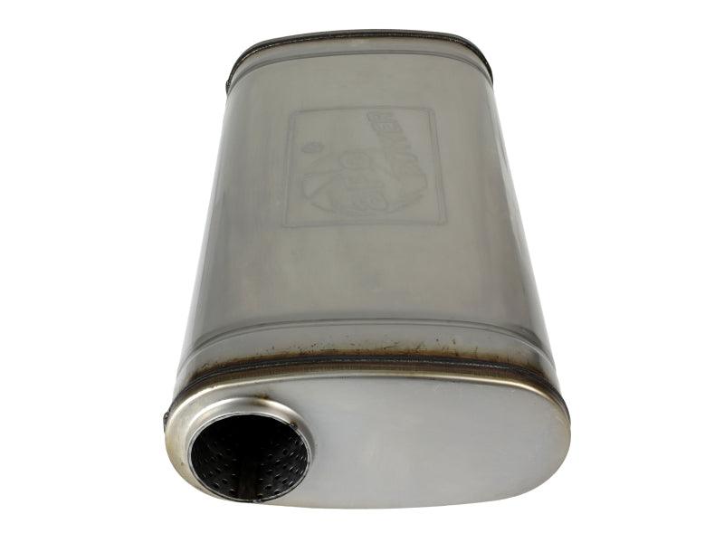 aFe MACH Force XP 304 Stainless Steel Muffler 2.5in Center/Offset 18in L x 9in W x 4in H - Torque Motorsport