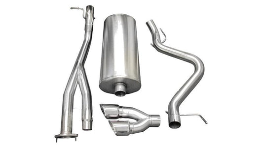 Corsa 03-06 Chevrolet Silverado Short Bed SS 6.0L V8 Polished Sport Cat-Back Exhaust - Torque Motorsport