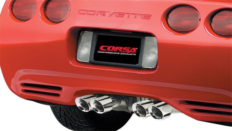 Corsa 97-04 Chevrolet Corvette C5 Z06 5.7L V8 Polished Xtreme Cat-Back + XO Exhaust - Torque Motorsport