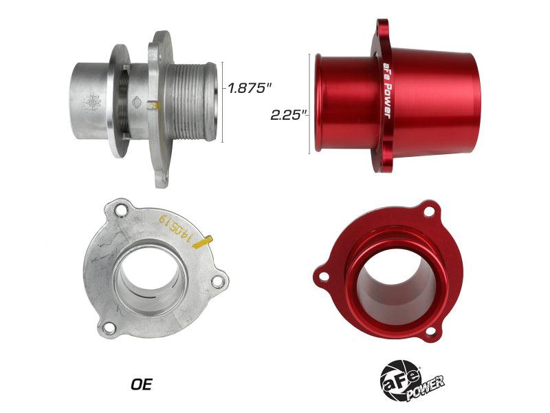 aFe 15-19 VW GTI Turbocharger Inlet Pipe - Red - Torque Motorsport