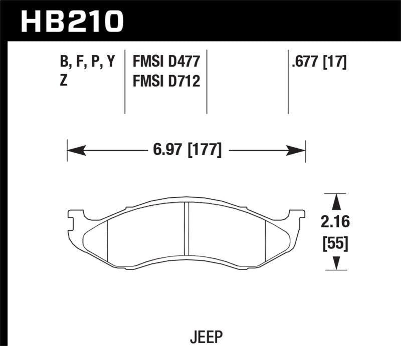 Hawk LTS Street Brake Pads - Torque Motorsport