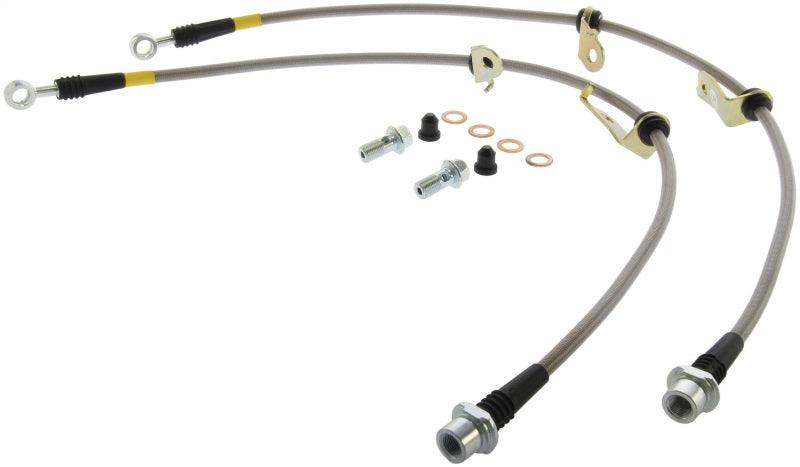 StopTech 06-17 Lexus HS250h / Toyota RAV4 Stainless Steel Front Brake Lines - Torque Motorsport