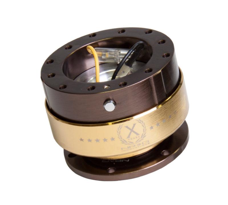 NRG Quick Release Gen 2.0 - Bronze Body / Chrome Gold Ring - Torque Motorsport