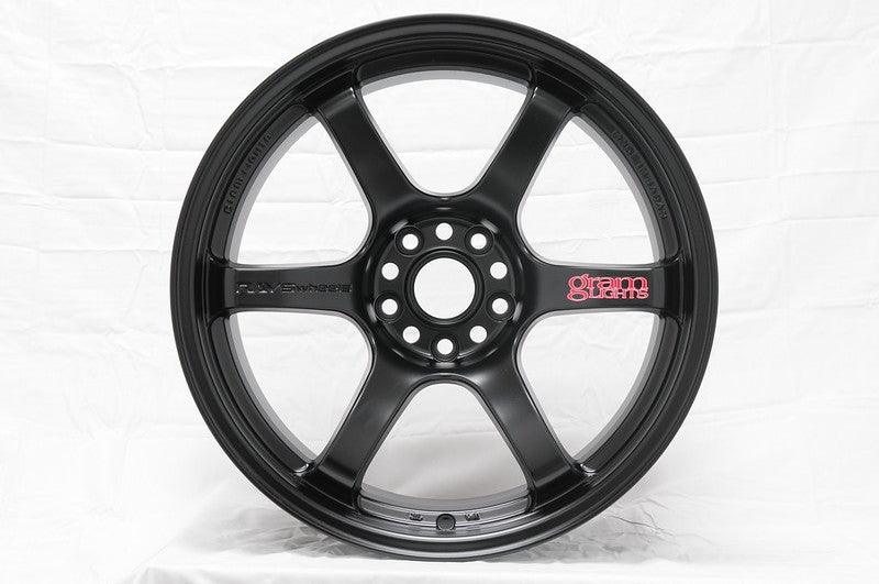 Gram Lights 57DR 18x10.5 +12 5-114.3 Glossy Black Wheel - Torque Motorsport