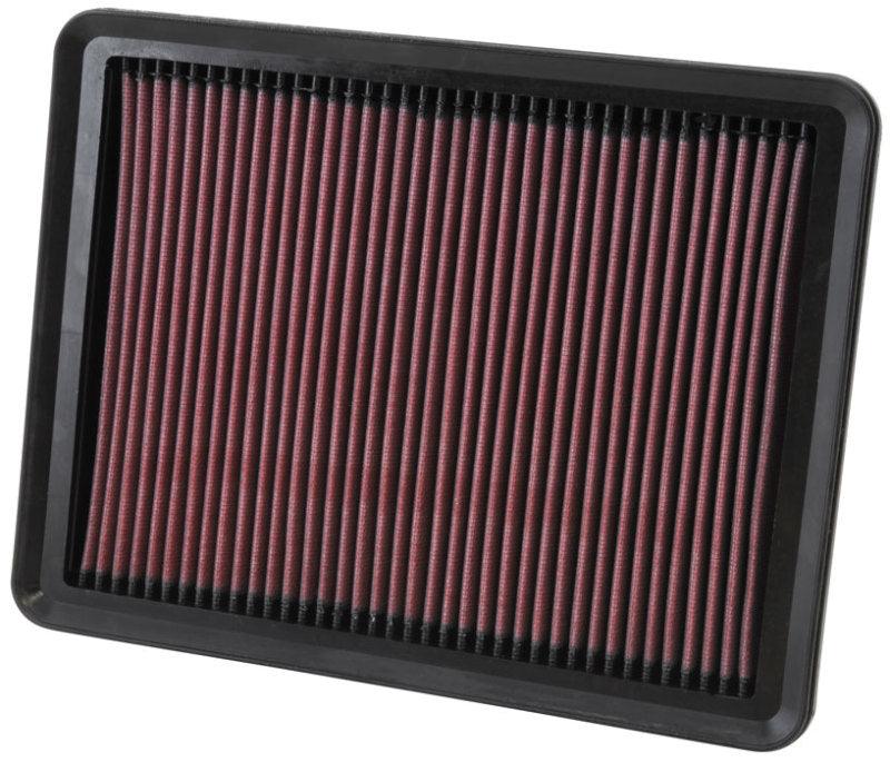 K&N Replacement Air Filter 11.75in O/S Length x 9in O/S Width x 1.188in H for 13 Hyundai Santa Fe - Torque Motorsport