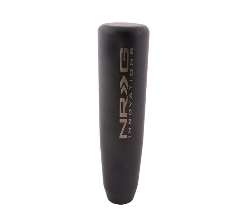 NRG Universal Short Shifter Knob - 5in. Length / Heavy Weight 1.27Lbs. - Black Wrinkle Finish - Torque Motorsport