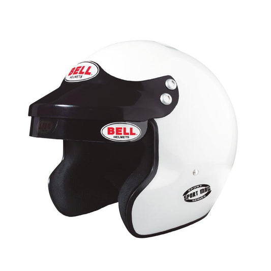Bell Sport Mag SA2020 V15 Brus Helmet - Size 61+ (White) - Torque Motorsport