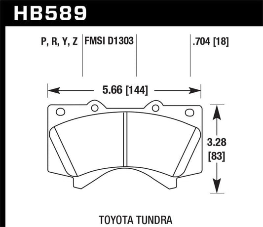 Hawk LTS Street Brake Pads - Torque Motorsport