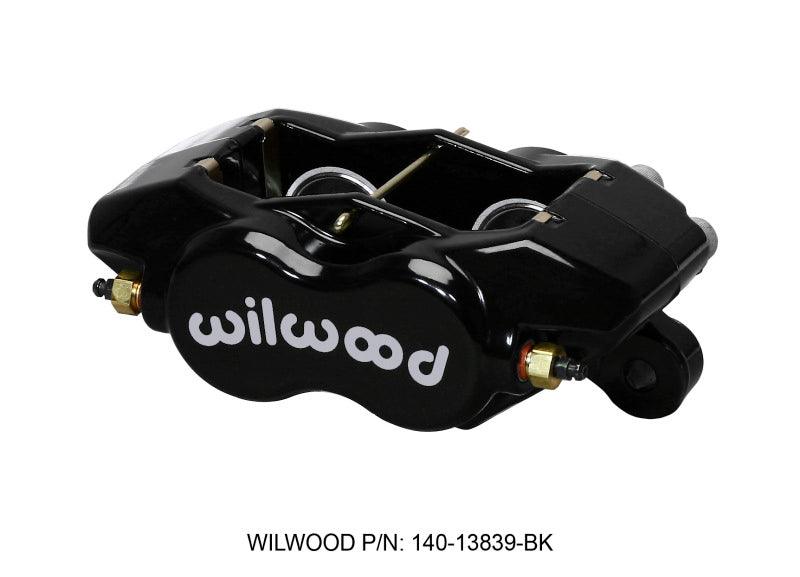 Wilwood Caliper-Forged DynaliteI-Black 1.38in Pistons .81in Disc - Torque Motorsport