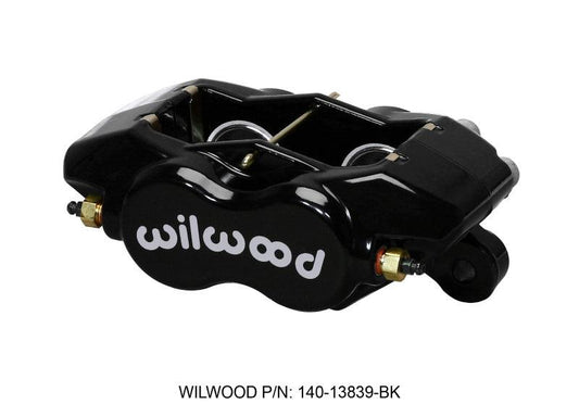 Wilwood Caliper-Forged DynaliteI-Black 1.38in Pistons .81in Disc - Torque Motorsport