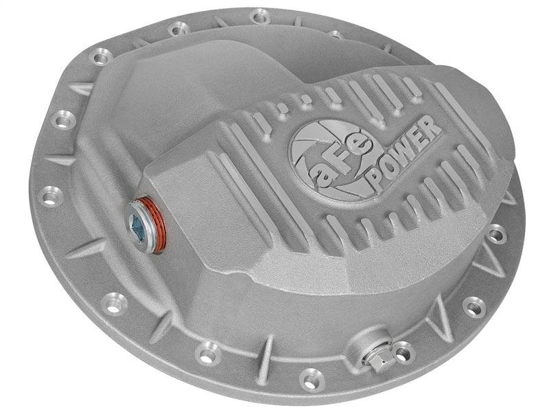 afe Front Differential Cover (Raw; Street Series); Dodge Diesel Trucks 03-12 L6-5.9/6.7L (td) - Torque Motorsport