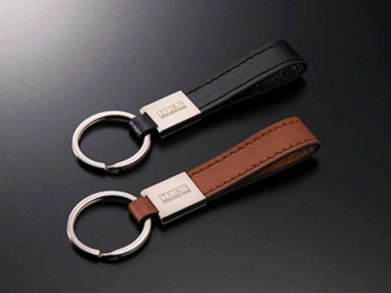 HKS HKS LEATHER KEYRING BLACK - Torque Motorsport