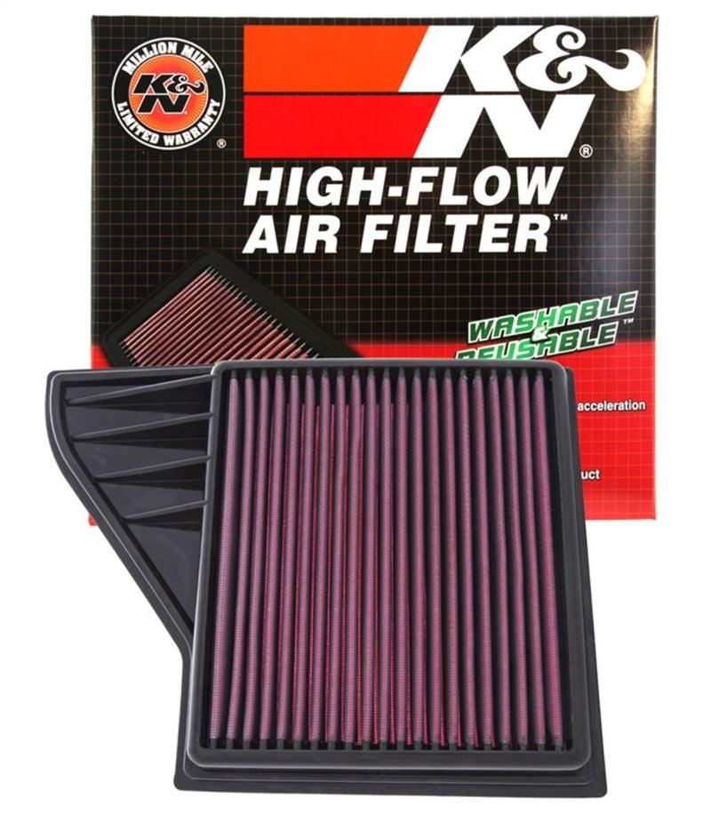 K&N 10 Ford Mustang GT 4.6L-V8 Drop In Air Filter - Torque Motorsport