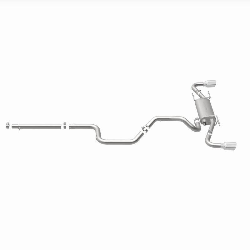 MagnaFlow 10-12 Mazda 3 L4 2.5L Hatchback Split Rear Exit Stainless Cat Back Performance Exhaust - Torque Motorsport