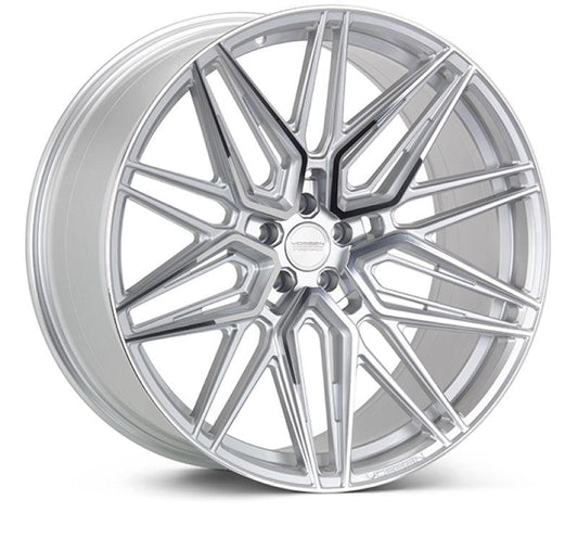 Vossen HF-7 20x9 / 5x120 / ET35 / Flat Face / 72.56 - Silver Polished Wheel - Torque Motorsport