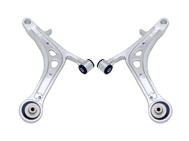 SuperPro 2008 Subaru Impreza WRX STI Front Lower Alloy Control Arm Kit (+Caster) - Torque Motorsport