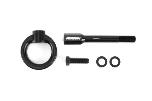 Perrin 02-07 Subaru WRX/STI Tow Hook Kit (Front) - Flat Black - Torque Motorsport