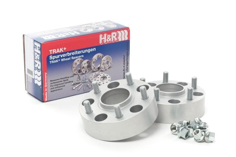 H&R Trak+ 25mm DRM Wheel Spacer Bolt 5x120 Center Bore 72.5 Thread 14x1.5 - Black - Torque Motorsport