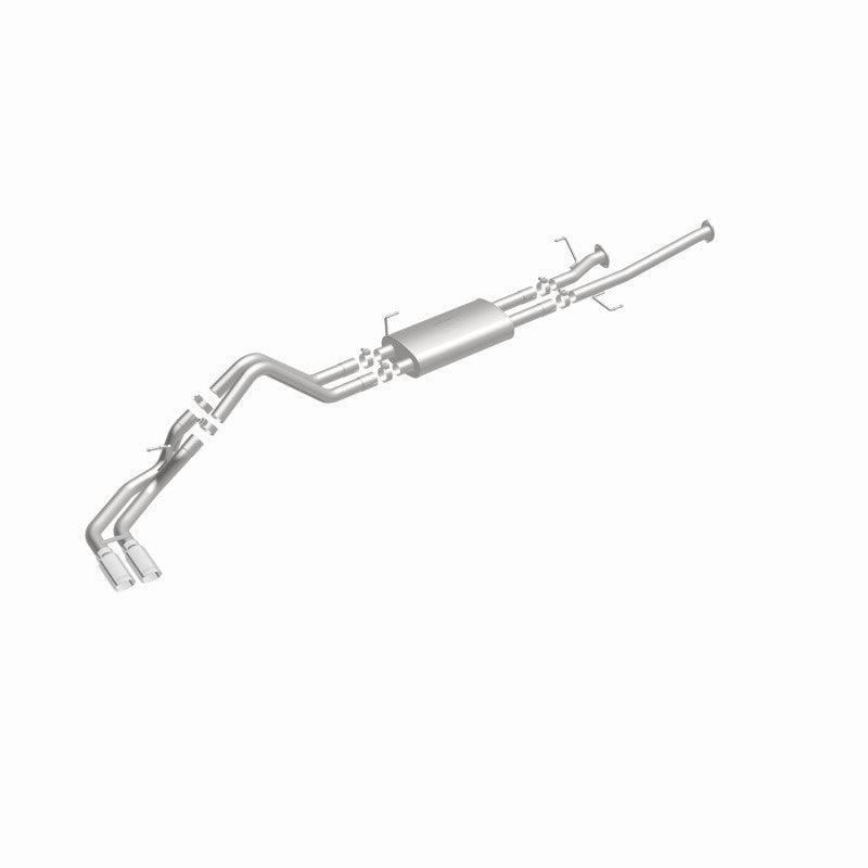 MagnaFlow 14 Toyota Tundra V8 4.6L/5.7L Stainless C/b Exhaust Dual same side pass. rear tire - Torque Motorsport