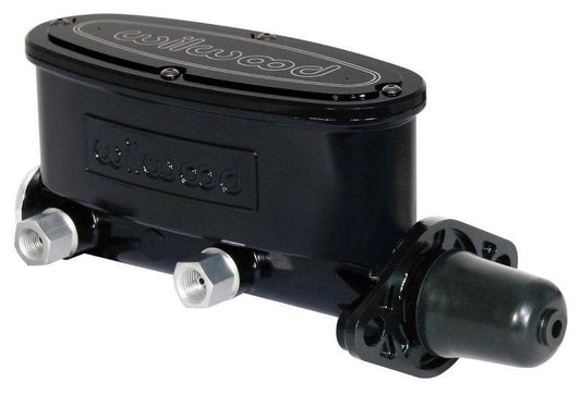 Wilwood High Volume Tandem Master Cylinder - 1 1/8in Bore Black - Torque Motorsport