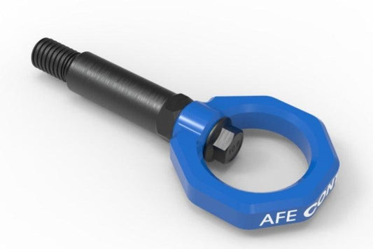 aFe Control Front Tow Hook Blue BMW F-Chassis 2/3/4/M - Torque Motorsport