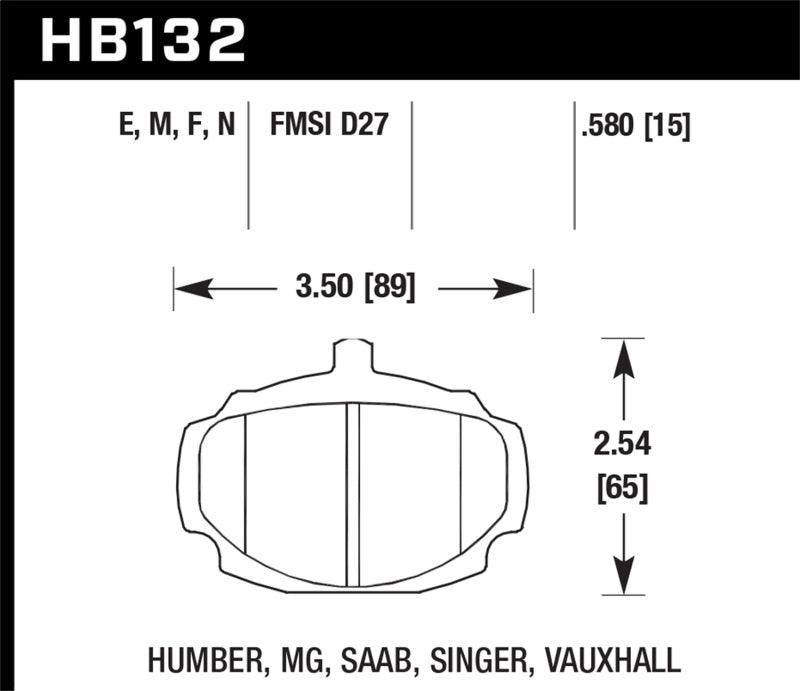 Hawk HP+ Street Brake Pads - Torque Motorsport