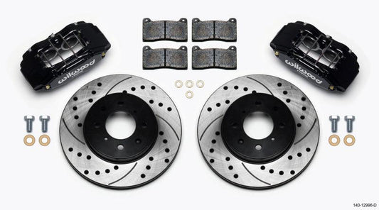 Wilwood DPHA Front Caliper & Rotor Kit Drilled Honda / Acura w/ 262mm OE Rotor - Torque Motorsport