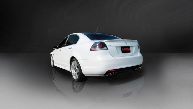 Corsa 08-09 Pontiac G8 GXP 6.0L V8 Polished Sport Cat-Back + XO Exhaust - Torque Motorsport