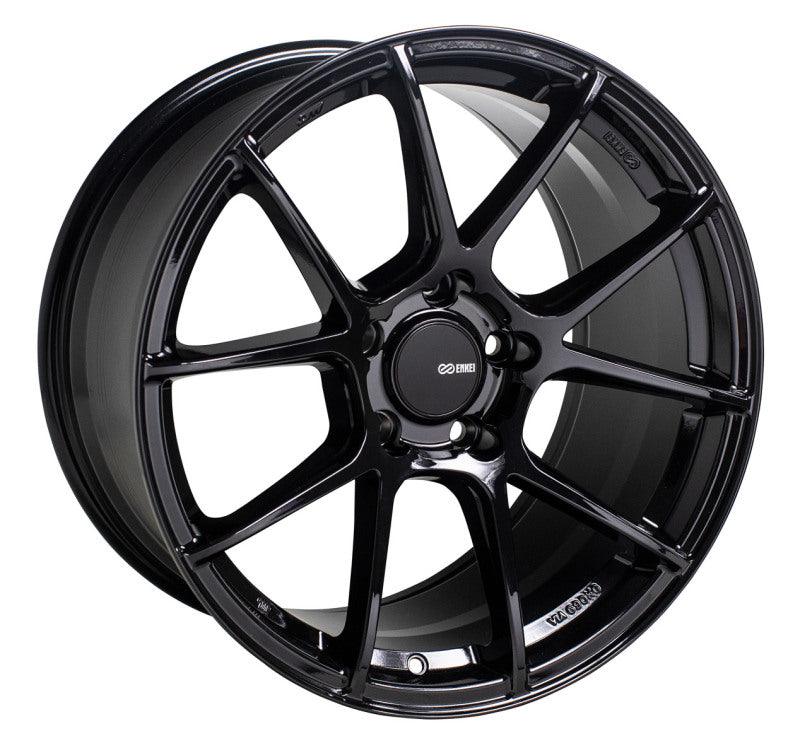 Enkei TS-V 18x9.5 5x120 40mm Offset 72.6mm Bore Gloss Black Wheel - Torque Motorsport