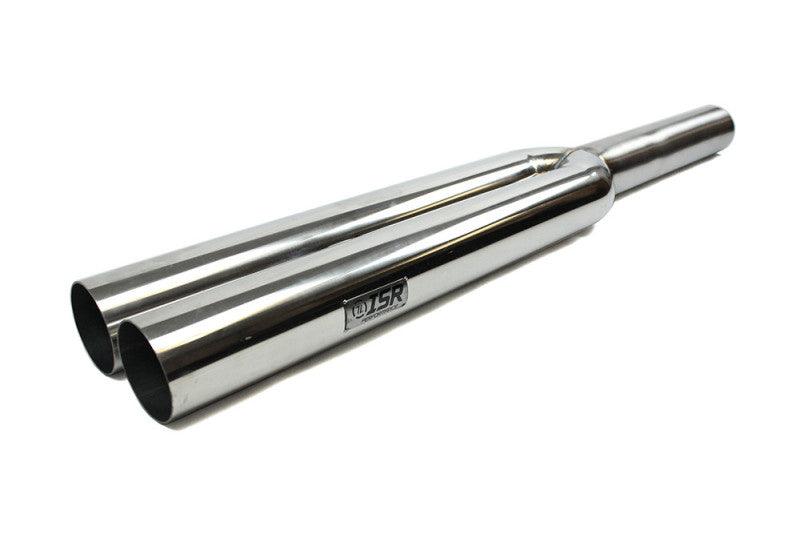 ISR Performance Universal 3in Dual Tips 40in Length. 16in to Dual 24in - Torque Motorsport