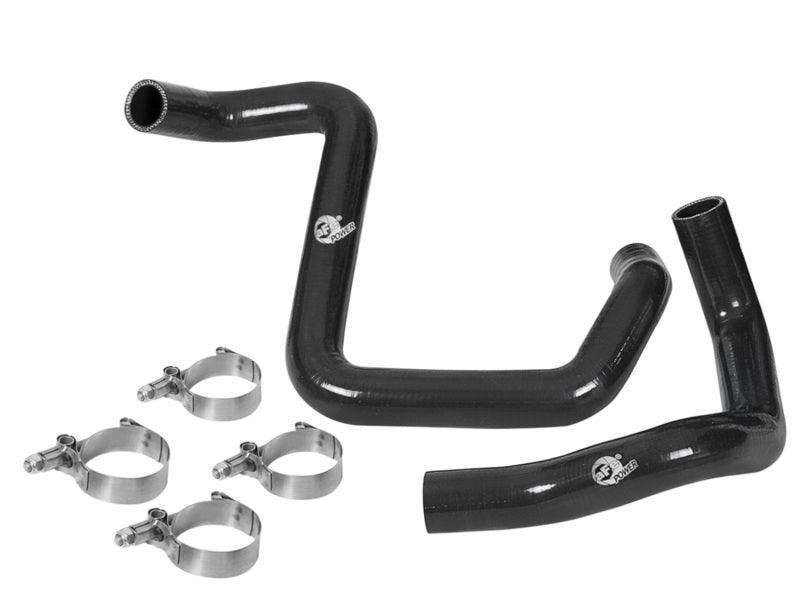 aFe BladeRunner Silicone Radiator Hose Kit 12-18 Jeep Wrangler (JK) V6 3.6L - Black - Torque Motorsport