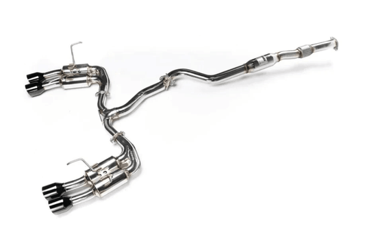 Invidia 2022+ Subaru WRX Gemini Single Layer Quad Black Tip Cat-Back Exhaust - Torque Motorsport