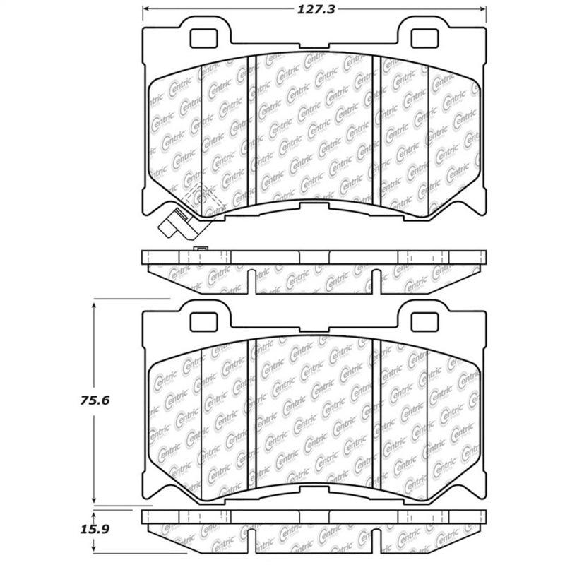 StopTech Street Touring 09-13 Infiniti FX35/FX37/FX45/FX50/08-13 G37 Front Brake Pads - Torque Motorsport