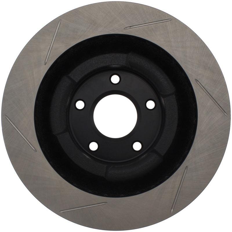 StopTech Power Slot 06-10 Chevrolet Corvette Front Left Slotted Rotor - Torque Motorsport