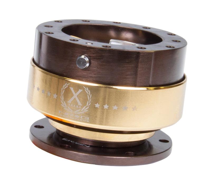 NRG Quick Release Gen 2.0 - Bronze Body / Chrome Gold Ring - Torque Motorsport