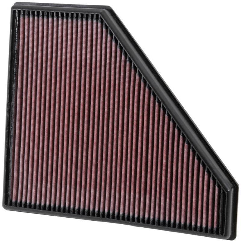 K&N Replacement Panel Air Filter 12.313in OS L x 10.313in OS W x 1.188in H for 13-14 Cadillac ATS - Torque Motorsport