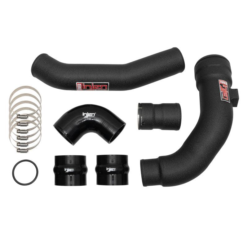 Injen 17-22 Ford F250/F/350/F-450/F-550 V8-6.7L Turbo Diesel Wrinkle Black Intercooler Piping Kit - Torque Motorsport