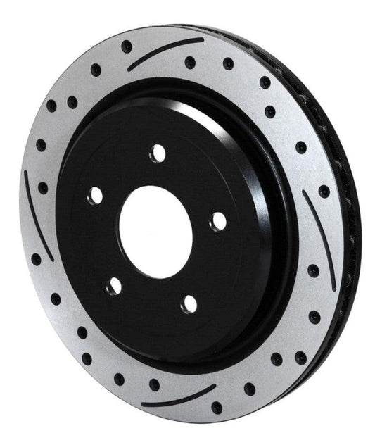 Wilwood Rotor-Rear-SRP-C5/C6 Vette-LH-BLK 12.00 x 1.03 - 5 x 4.75in - Torque Motorsport