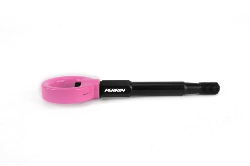 Perrin 2022 Subaru WRX / 18-21 Crosstrek Tow Hook Kit (Rear) - Hyper Pink - Torque Motorsport