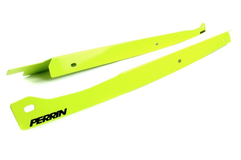 Perrin 11-14 Subaru WRX/STI Fender Shroud Set - Neon Yellow - Torque Motorsport