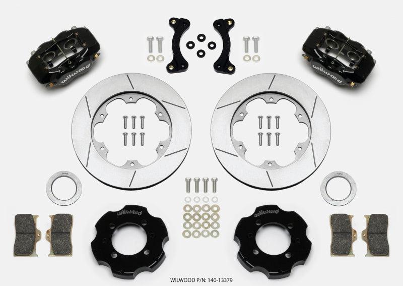 Wilwood Forged Dynalite Front Hat Kit 11.00in GT Rotor 95-05 Miata - Torque Motorsport