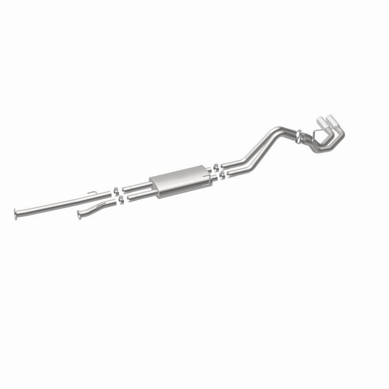 MagnaFlow 14 Toyota Tundra V8 4.6L/5.7L Stainless C/b Exhaust Dual same side pass. rear tire - Torque Motorsport