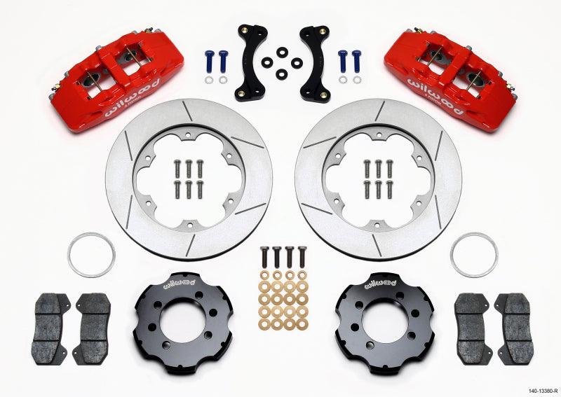 Wilwood Dynapro 6 Front Hat Kit 11.00in GT Rotor Red 95-05 Miata - Torque Motorsport