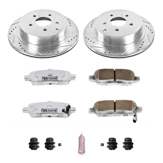 Power Stop 03-12 Infiniti FX35 Rear Z26 Street Warrior Brake Kit