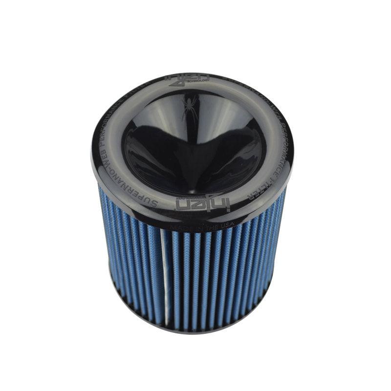 Injen SuperNano Web Dry Air Filter - 3.00 Filter / 6in Base / 6.3in Tall / 5.350in Top - Torque Motorsport